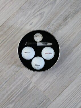 Alfa Romeo x Titleist Pro V1 Tin Genuine Collectors Item + Sharpie & Golf Balls